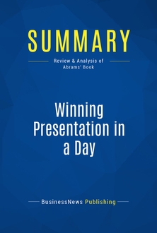 Winning Presentation in a Day